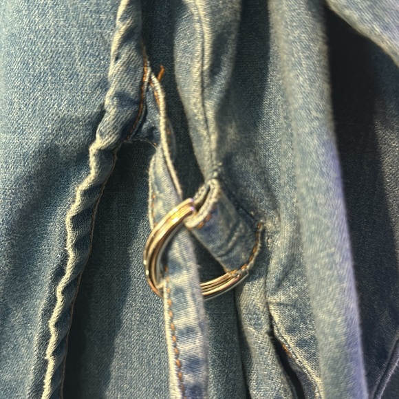 DIESEL SNAP BUTTON DENIM DE-LIFY MINI DRESS EUC - Picture 7 of 12